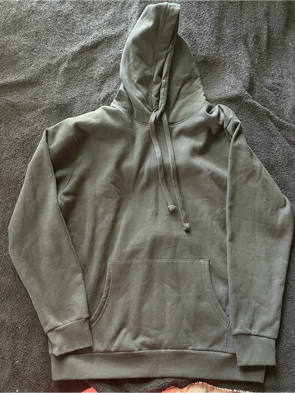 Men's Olive Green Blessed Hooded Pullover Sweatshirt TikTok Large Size